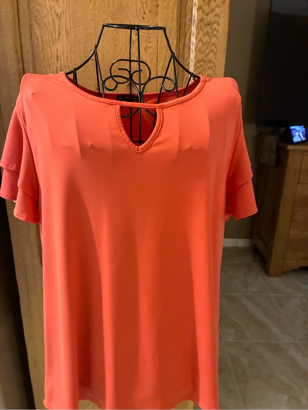 3 Business Casual Short Sleeve Blouse Size L
